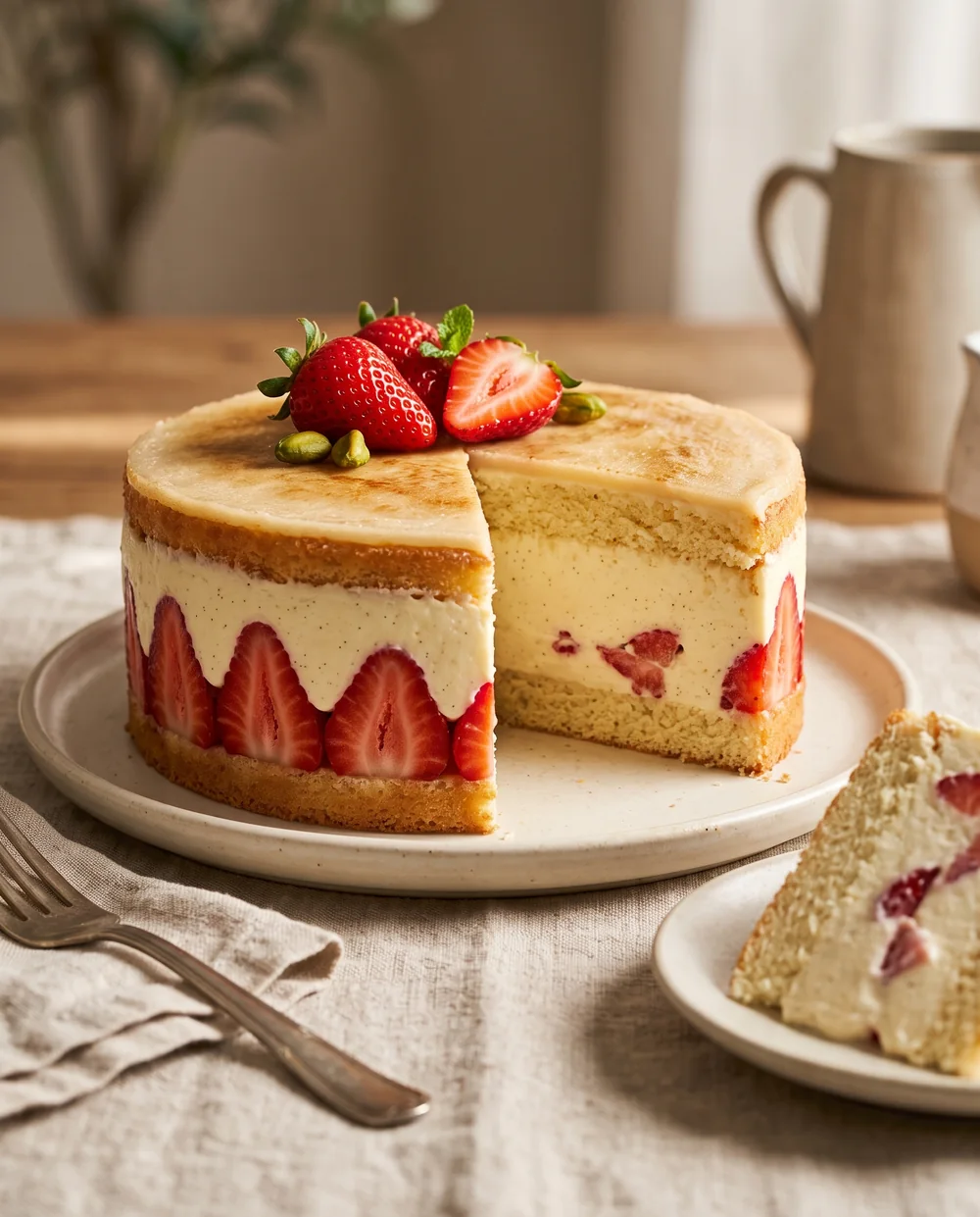 Torta Fraisier Clásica de Fresas Maison Fraise
